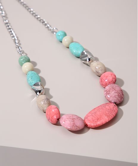Colar-Feminino-Corrente-com-Pedras-Prateado-9975300-Prateado_1