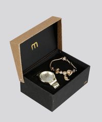 Kit-de-Relogio-Analogico-Mondaine-Feminino---Pulseira---99209LPMVDE1K-Dourado-8905183-Dourado_1