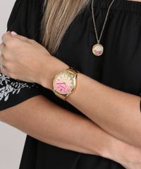 Kit-de-Relogio-Analogico-Mondaine-Feminino---Colar---53532LPMVDE1K-Dourado-8905202-Dourado_2