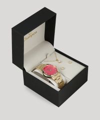 Kit-de-Relogio-Analogico-Champion-Feminino---Brinco---Colar---CN29884J-Dourado-9045118-Dourado_1