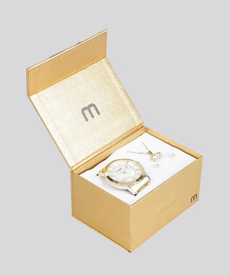 Kit-de-Relogio-Analogico-Mondaine-Feminino---Brinco---Colar--99125LPMVDE1KB-Dourado-8904699-Dourado_1