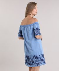 Vestido-Jeans-Ombro-a-Ombro-com-Bordado-Floral-Azul-Claro-8797506-Azul_Claro_2