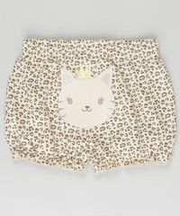 Short-Estampado-Animal-Print-em-Algodao---Sustentavel-Bege-8785417-Bege_1