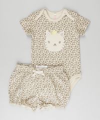 Short-Estampado-Animal-Print-em-Algodao---Sustentavel-Bege-8785417-Bege_3