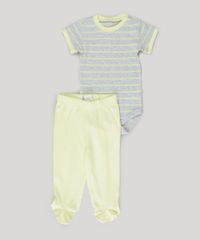 Conjunto-de-Macacao-Listrado---Body-Listrado---Calca-em-Algodao---Sustentavel-Amarelo-8673864-Amarelo_4