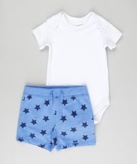 Bermuda-Leao-Estampada-de-Estrelas-em-Algodao---Sustentavel-Azul-8785472-Azul_3