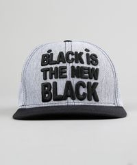 Bone--Black-is-The-New-Black--com-Bordado-Cinza-Mescla-8523057-Cinza_Mescla_1 Bone--Black-is-The-New-Black--com-Bordado-Cinza-Mescla-8523057-Cinza_Mescla_1