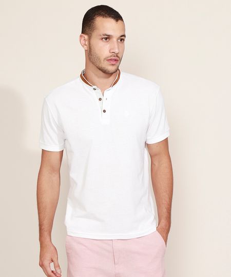 Polo-de-Piquet-Masculina-Tradicional-Manga-Curta-Gola-Padre-em-Suede-Branca-9965298-Branco_1 Polo-de-Piquet-Masculina-Tradicional-Manga-Curta-Gola-Padre-em-Suede-Branca-9965298-Branco_1