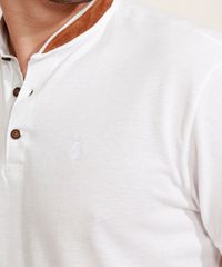 Polo-de-Piquet-Masculina-Tradicional-Manga-Curta-Gola-Padre-em-Suede-Branca-9965298-Branco_4