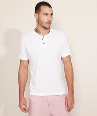 Polo-de-Piquet-Masculina-Tradicional-Manga-Curta-Gola-Padre-em-Suede-Branca-9965298-Branco_5