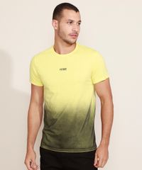 Camiseta-Masculina-Slim--Future--com-Degrade-Manga-Curta-Gola-Careca-Amarela-9965514-Amarelo_1
