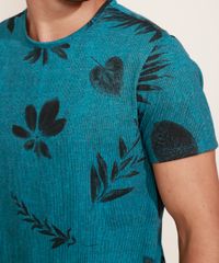 Camiseta-Masculina-Slim-Listrada-com-Folhagem-Manga-Curta-Gola-Careca-Azul-Petroleo-9960289-Azul_Petroleo_6