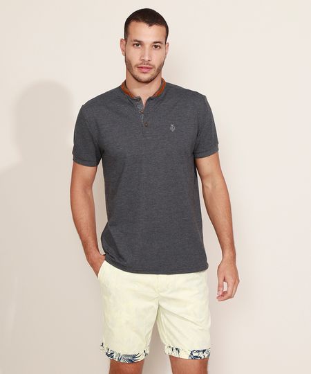 Polo-de-Piquet-Masculina-Tradicional-Manga-Curta-Gola-Padre-em-Suede-Cinza-Mescla-Escuro-9965298-Cinza_Mescla_Escuro_1 Polo-de-Piquet-Masculina-Tradicional-Manga-Curta-Gola-Padre-em-Suede-Cinza-Mescla-Escuro-9965298-Cinza_Mescla_Escuro_1