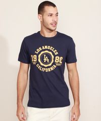 Camiseta-Masculina--Los-Angeles--Manga-Curta-Gola-Careca-Azul-Marinho-9960833-Azul_Marinho_6