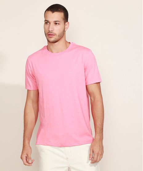 Camiseta-Masculina-Basica-Manga-Curta-Gola-Careca-Rosa-9964945-Rosa_1