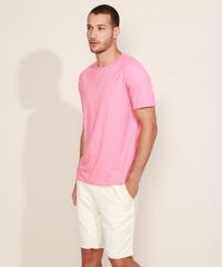 Camiseta-Masculina-Basica-Manga-Curta-Gola-Careca-Rosa-9964945-Rosa_3 Camiseta-Masculina-Basica-Manga-Curta-Gola-Careca-Rosa-9964945-Rosa_3