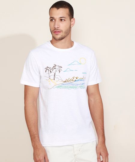 Camiseta-Masculina-Praia-Manga-Curta-Gola-Careca-Branca-9968471-Branco_1 Camiseta-Masculina-Praia-Manga-Curta-Gola-Careca-Branca-9968471-Branco_1