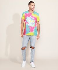 Camiseta-Masculina-Ursinhos-Carinhosos-Estampada-Tie-Dye-Manga-Curta-Gola-Portuguesa-Multicor-9969432-Multicor_3