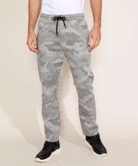Calca-de-Sarja-Masculina-Jogger-Skinny-Estampada-Camuflada-Cinza-9966782-Cinza_1