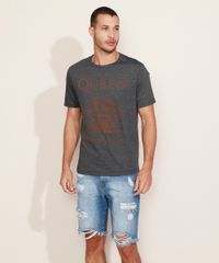 Camiseta-Masculina-de-Banda-Queen--We-Will-Rock-You--Manga-Curta-Gola-Careca-Cinza-Mescla-Escuro-9961755-Cinza_Mescla_Escuro_3