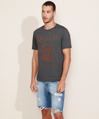 Camiseta-Masculina-de-Banda-Queen--We-Will-Rock-You--Manga-Curta-Gola-Careca-Cinza-Mescla-Escuro-9961755-Cinza_Mescla_Escuro_5