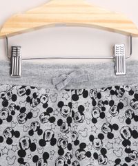 Bermuda-de-Moletom-Infantil-Mickey-Estampada-com-Bolsos-Cinza-Mescla-9968247-Cinza_Mescla_3