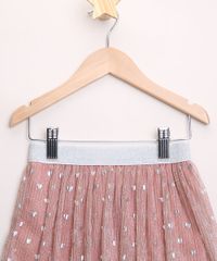 Saia-de-Tule-Infantil-Metalizada-Estampada-de-Coracoes-Rosa-9957721-Rosa_3