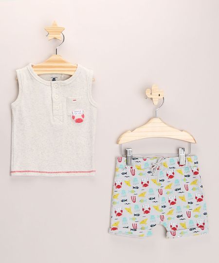Conjunto-Infantil-de-Regata-Canelada-Gola-Portuguesa-Off-White---Short-Estampado-Fundo-do-Mar-Cinza-Claro-9957828-Cinza_Claro_1