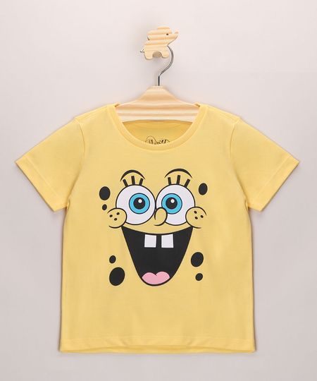Camiseta-Infantil-Bob-Esponja-Manga-Curta-Amarela-9971479-Amarelo_1 Camiseta-Infantil-Bob-Esponja-Manga-Curta-Amarela-9971479-Amarelo_1