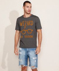 Camiseta-Masculina-Harry-Potter-Flocada-Manga-Curta-Gola-Careca-Cinza-Mescla-Escuro-9964036-Cinza_Mescla_Escuro_3