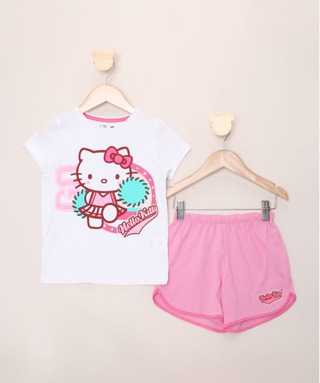 Pijama-Infantil-Hello-Kitty-Manga-Curta-Branco-9762303-Branco_1