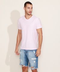 Camiseta-Masculina-Basica-Flame-Manga-Curta-Gola-V-Rosa-Claro-9595137-Rosa_Claro_1_3