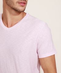 Camiseta-Masculina-Basica-Flame-Manga-Curta-Gola-V-Rosa-Claro-9595137-Rosa_Claro_1_6