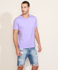 Camiseta-Masculina-com-Bolso-Manga-Curta-Gola-Careca-Lilas-9896554-Lilas_3