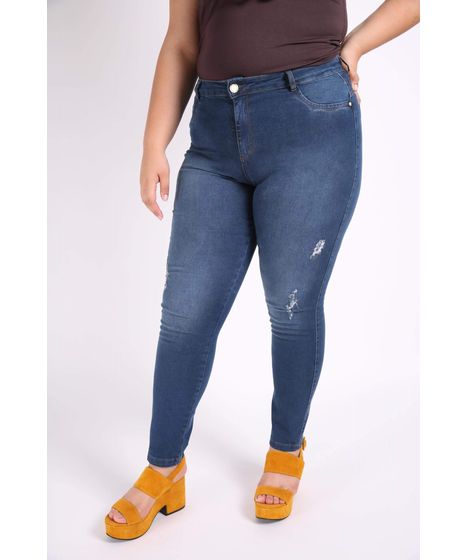 calça skinning cintura alta