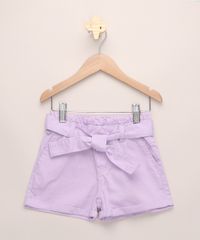 Short-de-Sarja-Infantil-Clochard-com-Faixa-para-Amarrar-Lilas-9965916-Lilas_1