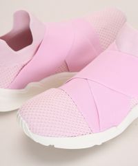 Tenis-Knit-Feminino-Oneself-com-Elastico-Rosa-Claro-9972832-Rosa_Claro_3