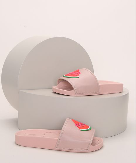 Rasteirinha-Slide-Infantil-Molekinha-Melancia-Rose-9975229-Rose_1