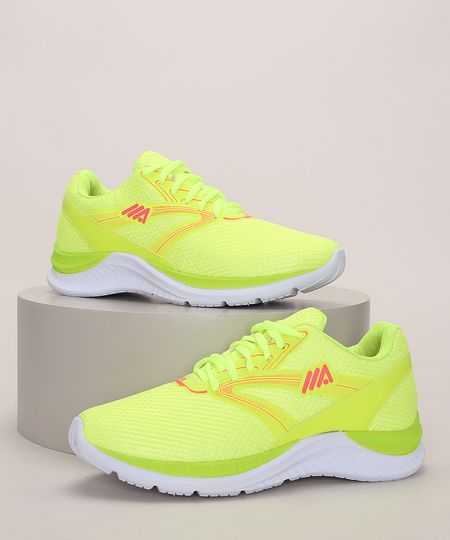 Tenis-Feminino-Esportivo-Ace-com-Recortes-Amarelo-Neon-9971127-Amarelo_Neon_1