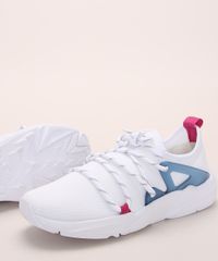 Tenis-de-Neoprene-Feminino-Oneself-Chunky-Sneaker-com-Cadarco-Branco-9971041-Branco_6