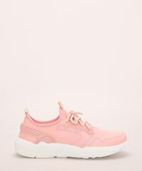 Tenis-de-Neoprene-Feminino-Oneself-Chunky-Sneaker-com-Cadarco-Coral-9972828-Coral_2