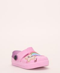 Babuche-Infantil-LueLua-Estrela-e-Arco-Iris-com-Glitter-Rosa-9974387-Rosa_3