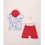 Conjunto-Infantil-de-Camiseta-Estampada-Barco-Manga-Curta-Cinza-Mescla---Bermuda-de-Moletom---Babador--Vermelho-9968233-Vermelho_1