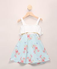 Vestido-Infantil-Estampado-Floral-com-Babado-e-Cinto-Alca-Media-Azul-Claro-9966823-Azul_Claro_2