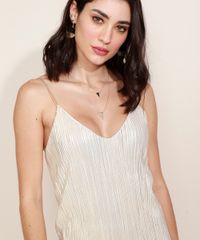 Vestido-Feminino-Curto-Plissado-Alca-Fina-Dourado-9969470-Dourado_5