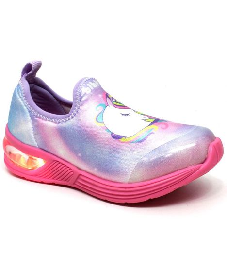 tênis de led de unicórnio
