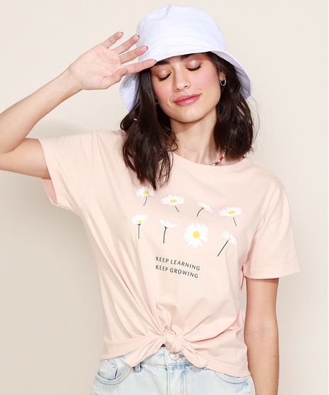 Blusa-Feminina--Keep-Learning--com-No-Manga-Curta-Decote-Redondo-Rosa-Claro-9971754-Rosa_Claro_1