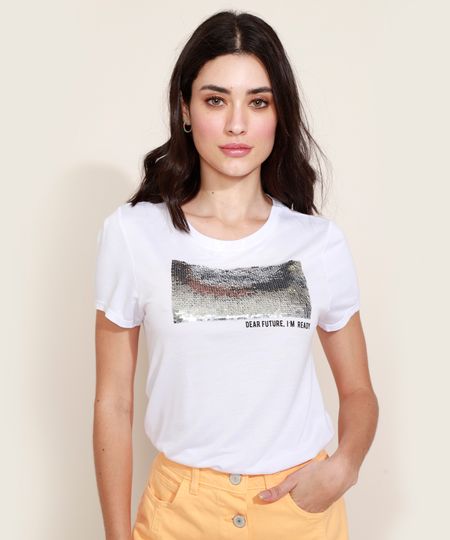 Blusa-Feminina--Dear-Future--com-Paete-Vai-e-Vem-Manga-Curta-Decote-Redondo-Branca-9960123-Branco_1 Blusa-Feminina--Dear-Future--com-Paete-Vai-e-Vem-Manga-Curta-Decote-Redondo-Branca-9960123-Branco_1