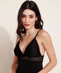 Camisola-Feminina-com-Renda-Sem-Bojo-Alca-Fina-Preta-9829436-Preto_5