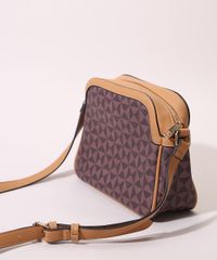 Bolsa-Feminina-Media-Estampada-Geometrica-com-Alca-Transversal--Marrom-9915798-Marrom_4